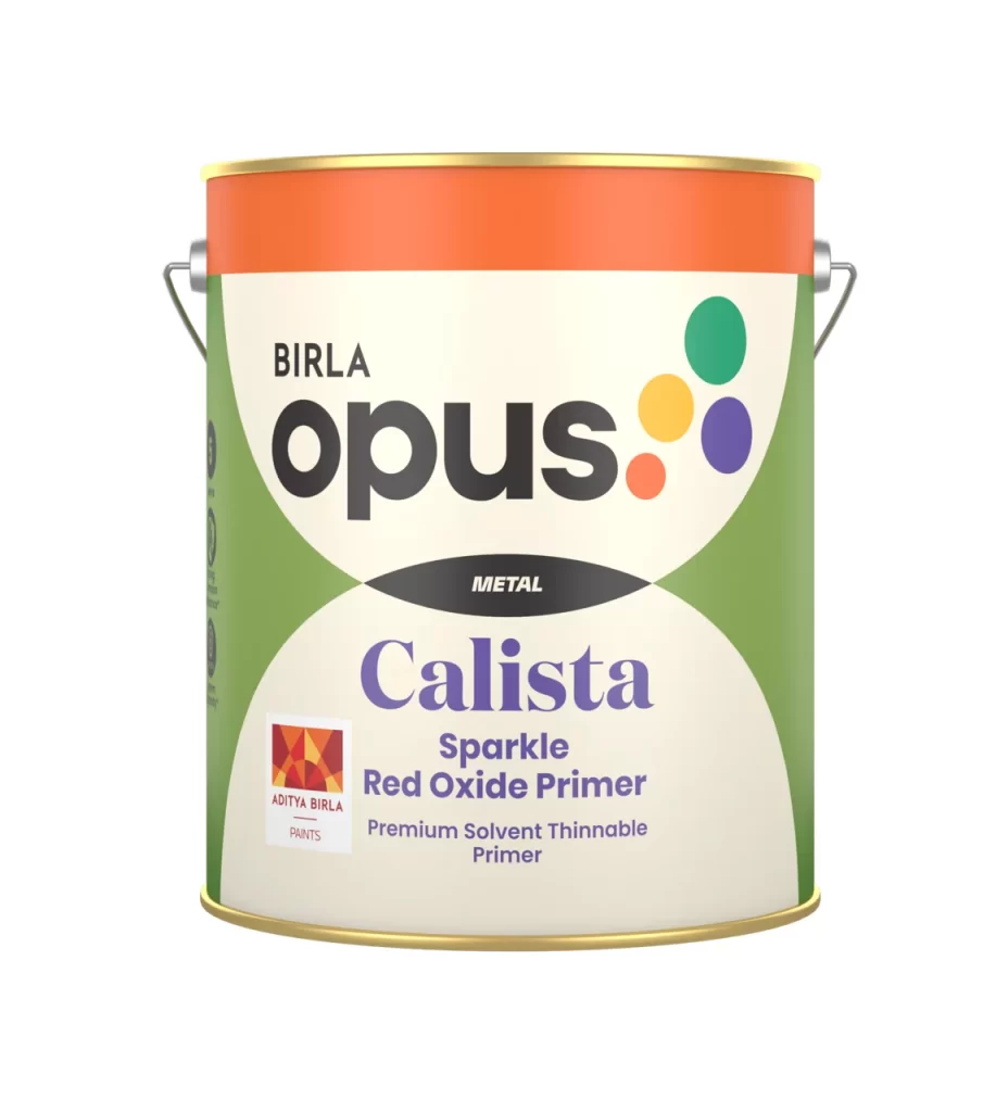 adura paint emporium birla opus calista sparkle Red Oxide Primer