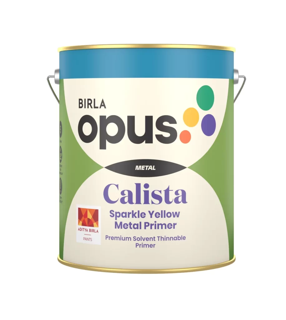 adura paint emporium birla opus calista sparkle yellow metal primer