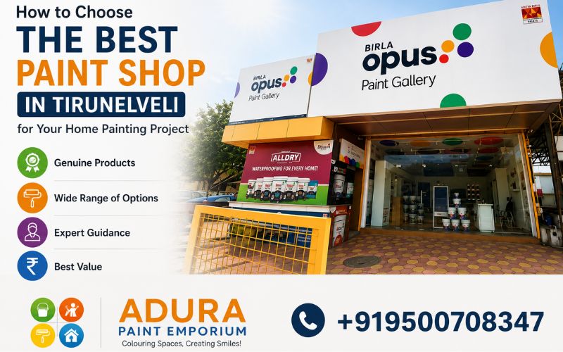 Choose the best paint shop in Tirunelveli